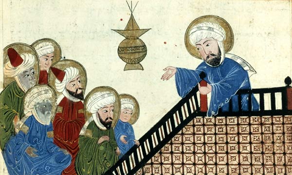 Mahoma i l'Arcàngel Gabriel, d'Ahmad Musa s. XIV